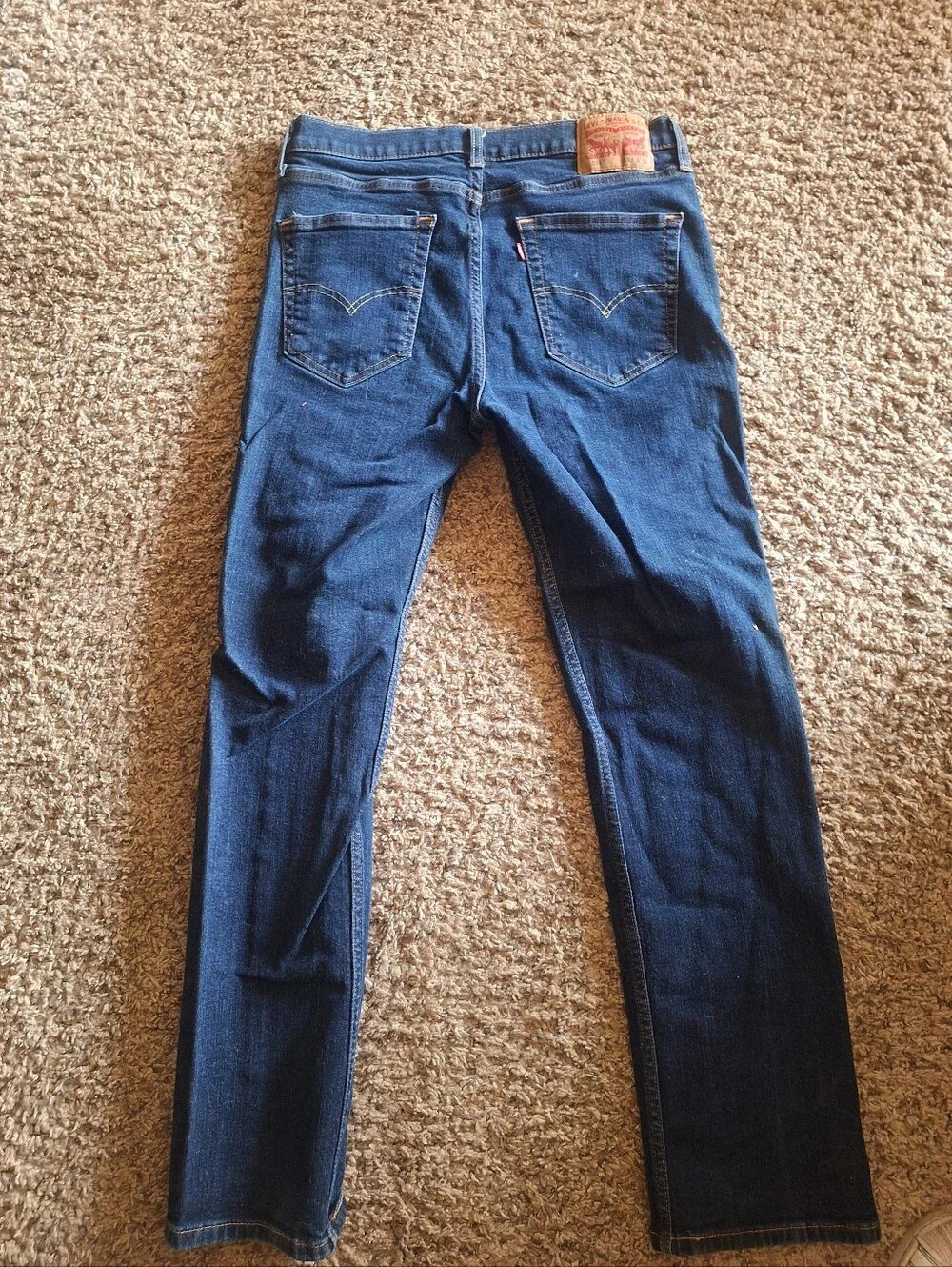514's Levi's Men's  Straight Dark Blue Jeans